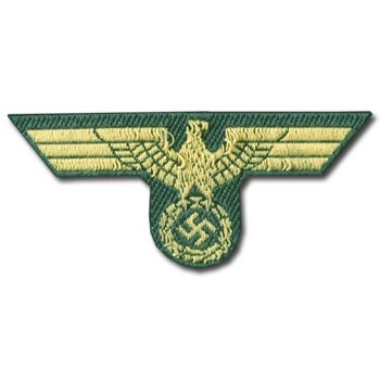 Bevo Insignia- Panzer Cap Eagle - Coastal Artillary EM