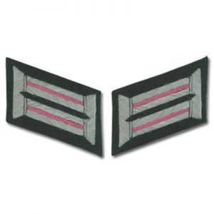 Army Officer Collar Tabs - Panzer - Pink