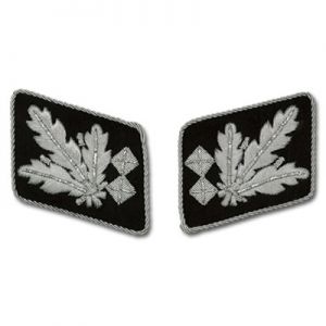 SS Officer Bullion Collar Tabs - Obergruppenfuhrer