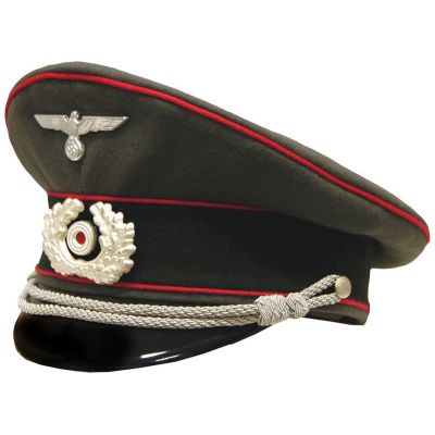 German Army Panzer Officer Visor Cap