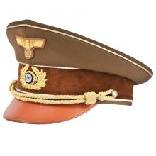 Brown Adolf Hitler Visor Cap